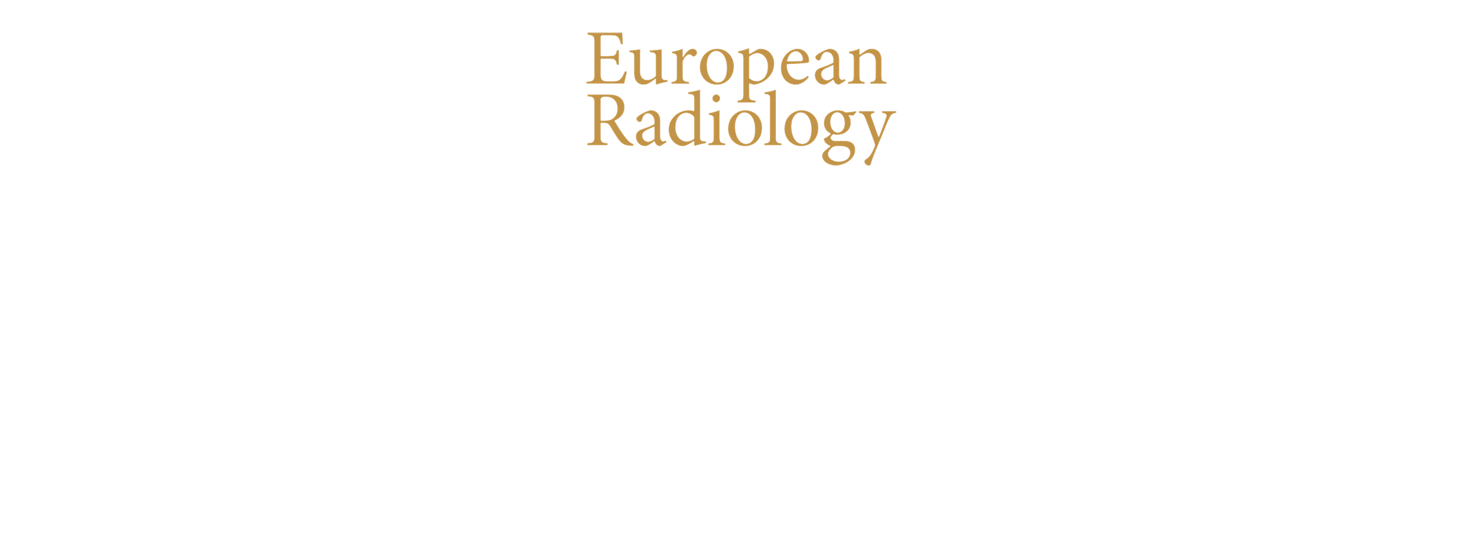 Home - European Radiology