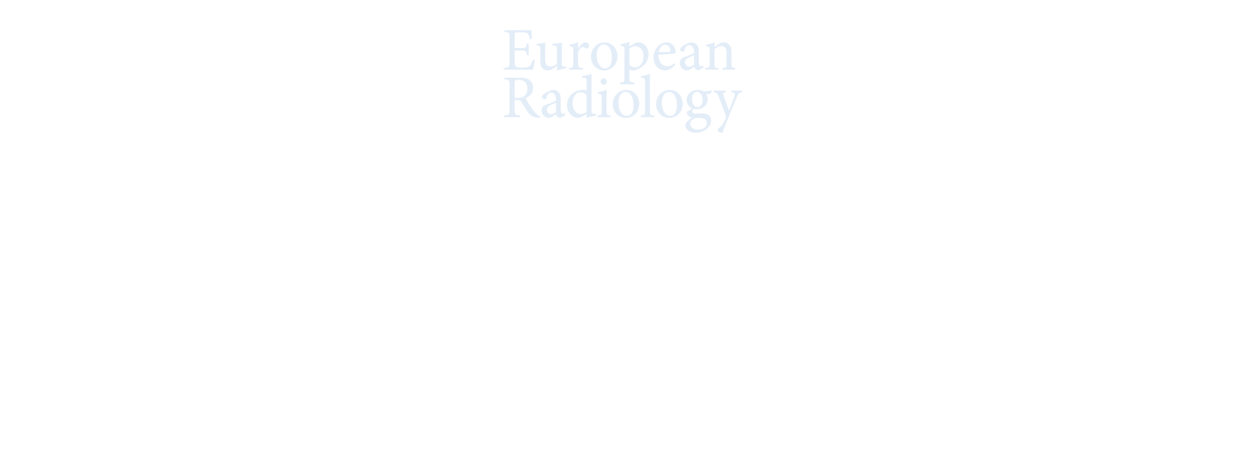 Home - European Radiology